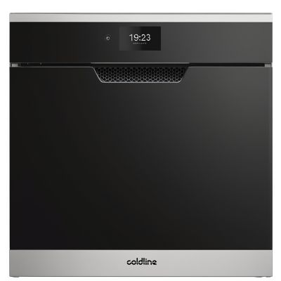 Coldline LIFE W60 Schockfroster Einbau – Schwarz Elegance Inox